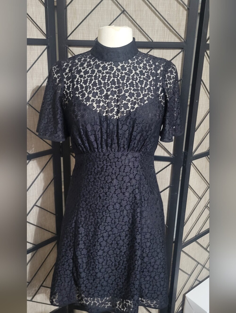 Kate Spade vintage lace dress with attached slip lining.
